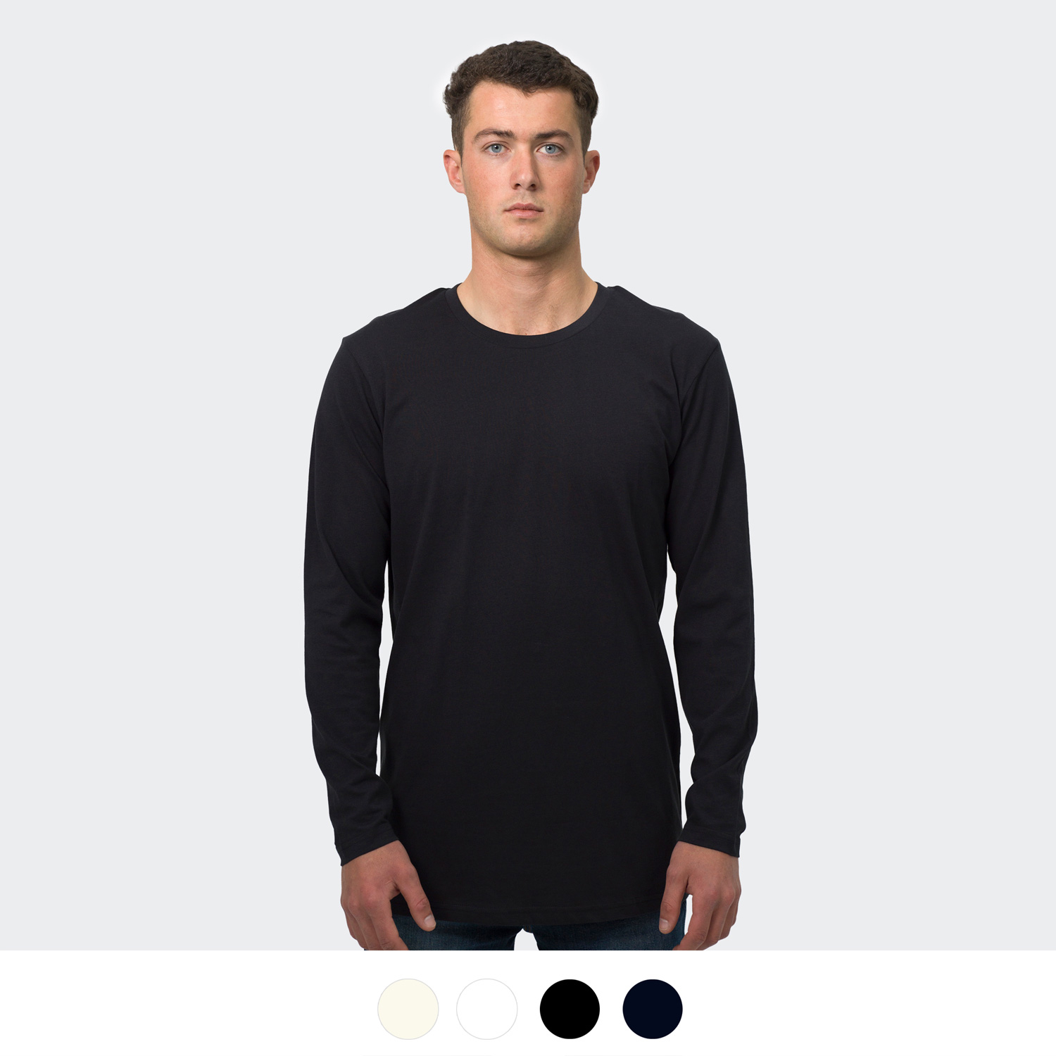 TRENDSWEAR Harlow Mens Long Sleeve Crew