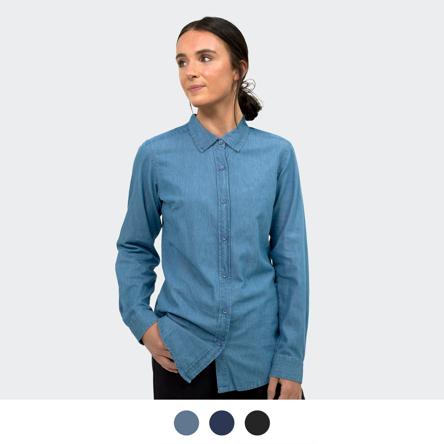TRENDSWEAR Chester Womens Denim Shirt